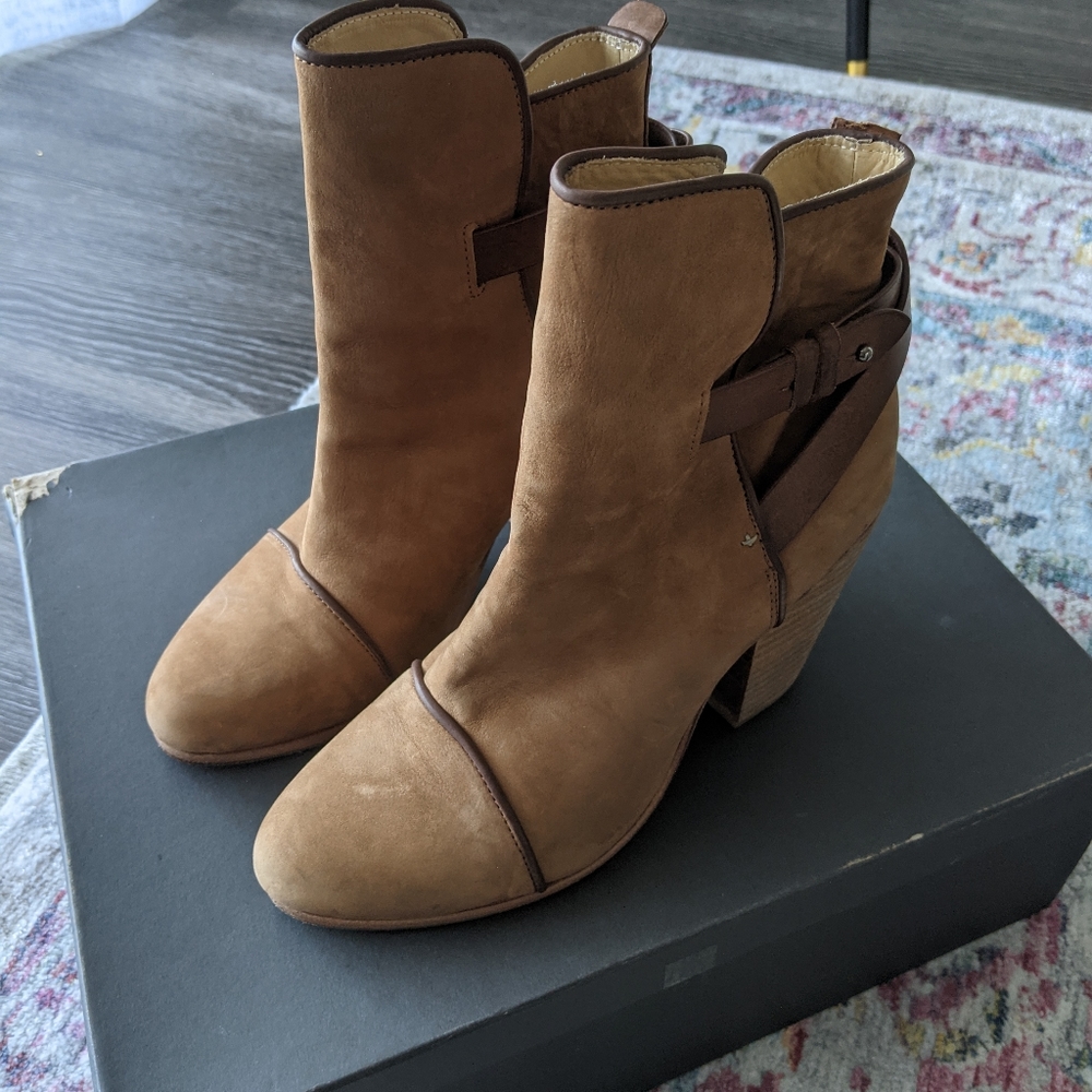 Rag & Bone Kinsey Nubuck Booties.